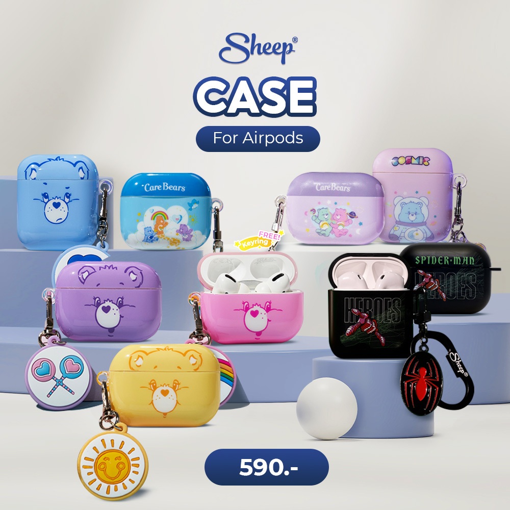 [Case For Airpods] เคสสำหรับแอร์พอต For Airpods 1/2/3/Pro กันรอย กันกระแทก เคสหูฟัง เคสน่ารัก ลิขสิทธิ์แท้ พร้อมส่ง