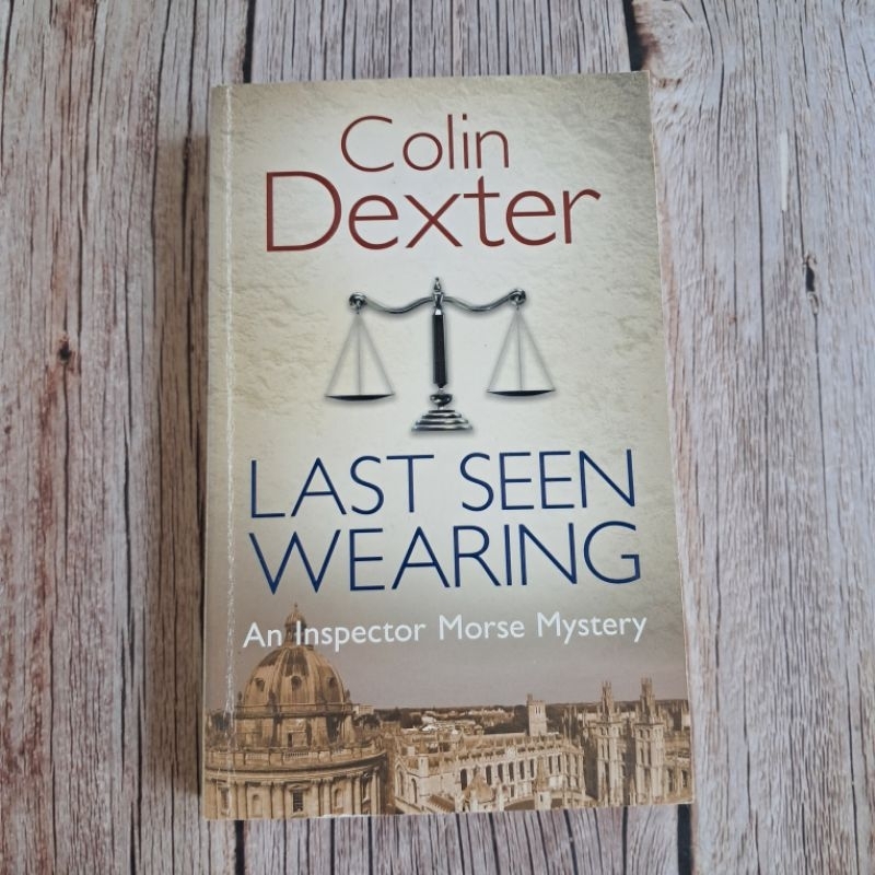 #มือสอง นิยายผู้ใหญ่Last Seen Wearing. By Colin Dexter.