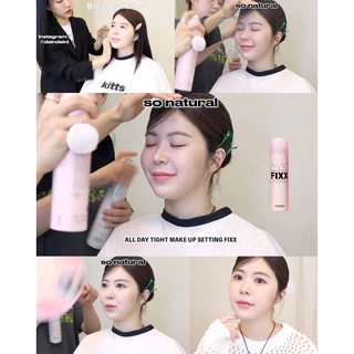 ˘พร้อมส่ง˘ So.natural - All Day Tight Make Up Setting Fixx สเปรย์เซทเมคอัพ