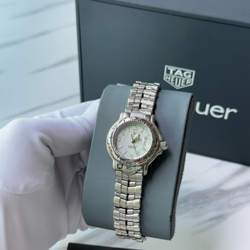 Tag Heuer S6000 White Dial Lady Size (*กระดูกงู รุ่น Top สุด)