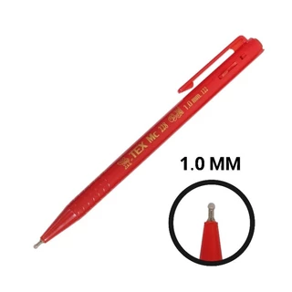 TEX ปากกาลูกลื่นเท็กซ์ MC228 หัวปากกา 1 มล. (แพ๊ค10ด้าม)(พร้อมส่ง)