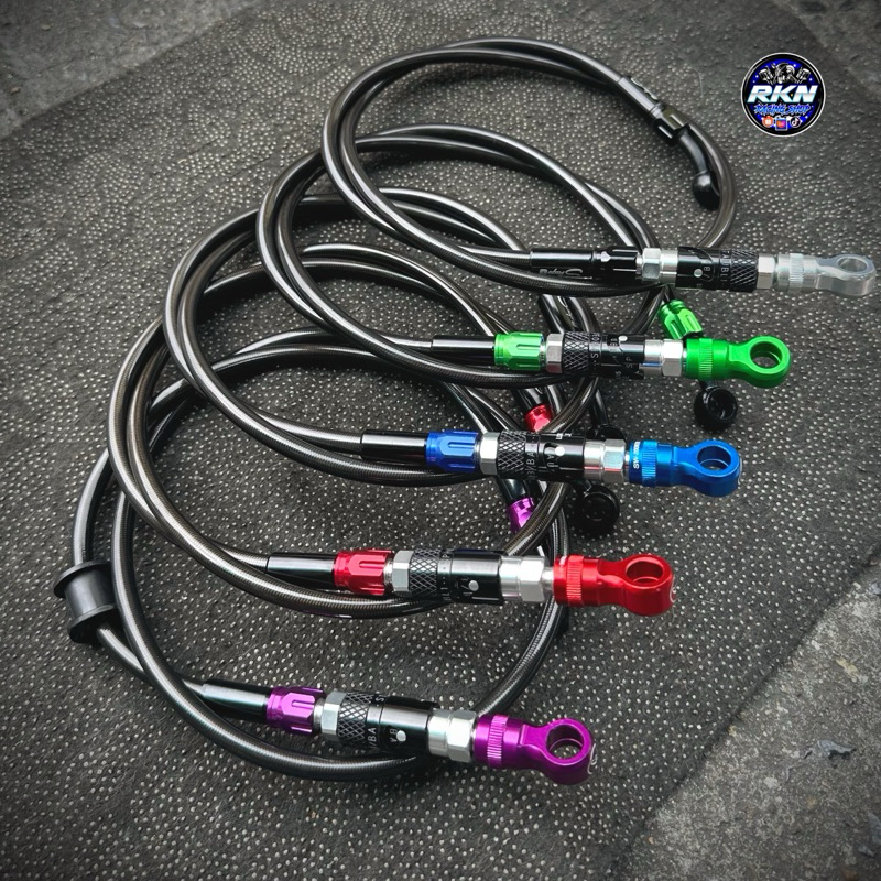 สายถัก หัวเอเลี่ยน+ปลดวาวล์📍ใส่ปั้มด้วงทุกแบบ/ปักข้าง/เต่า สายปลดวาวล์  สายเบรคปลดวาวล์ ยาว36นิ้ว✅✅ #หัวเอเลี่ยนวาวล์ปลด