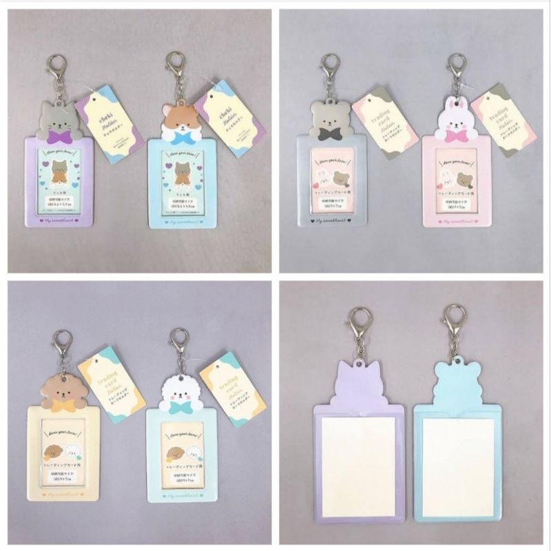 (ไลฟ์ ลด50%) ของแท้จากญี่ปุ่น พวงกุญแจใส่บัตร ใส่รูป
