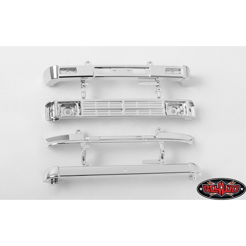 RC4WD 1985 Toyota 4Runner and 1987 Toyota XtraCab Chrome Front Bumper Z-B0186