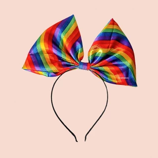 ที่คาดผมสายรุ้งLGBTQ+ ที่คาดผมสีเรนโบ🌈 งานไทยพร้อมส่งค่ะ🇹🇭