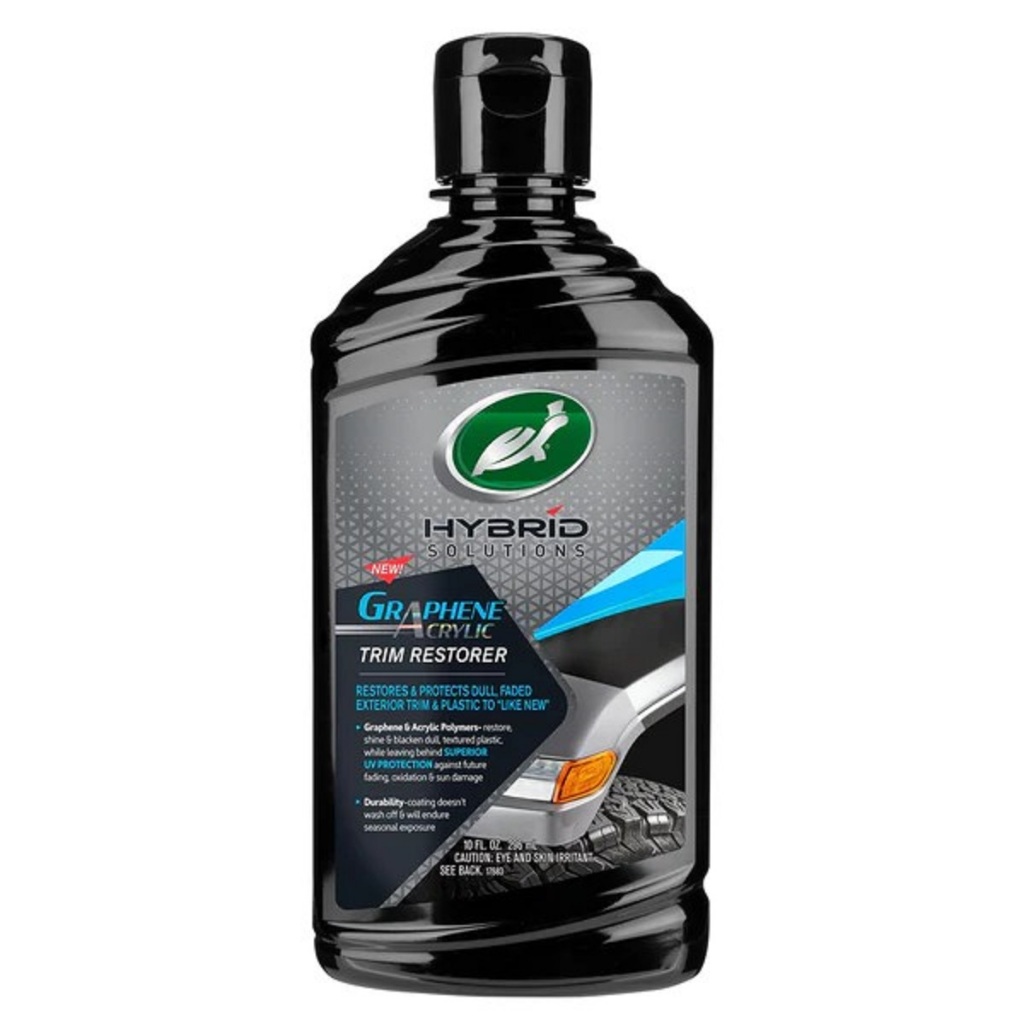 Turtlwax HS Garphene Acrylic Trim Restore 10 fl.oz เทอร์เทิ่ลแว็กซ์ HS กราฟิน อะคริลิก ทริม รีสโตร์ 296 มล.(T53-838)