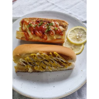 Kimmy ปังฮอตดอก Hotdog Bun ฮาลาล เซ็ตคุ้ม 36 ชิ้น (4 ชิ้น/ถุง | 1 ลัง 9 ถุง)