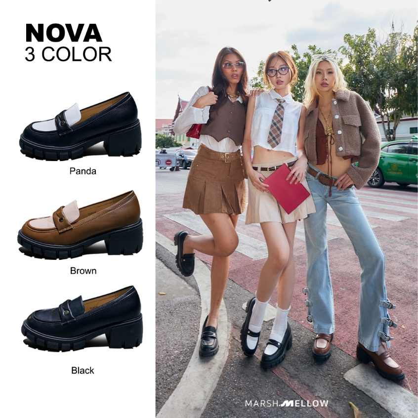 NOVA - MARSHMELLOW รองเท้า LOAFER สุดฮิตต คอลนี้สีทูโทน