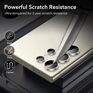 rock space ฟิล์มกันเลนส์มือถือ SAMSUNG /ฟิล์มกระจกนิรภัยเลนส์กล้องวงแหวน /For Galaxy S26 Ultra/S26plus/S26/S25/24/23/22
