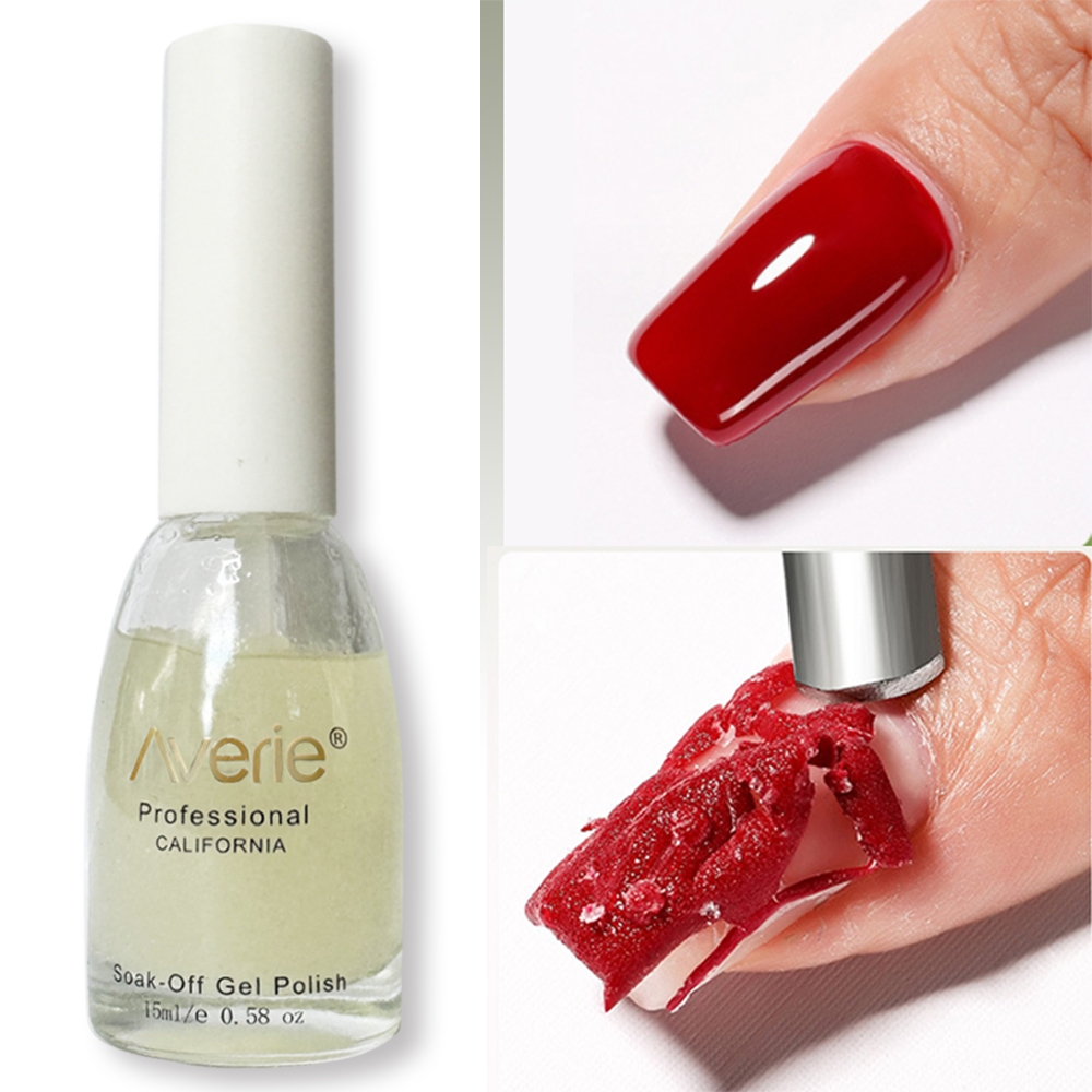 น้ำยาล้างเล็บ averie remover ล้างอะคริลิค ง่ายต่อการใช้ 15ml
