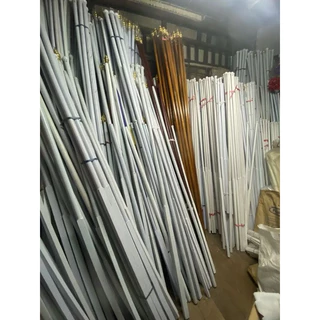 เสาไม้สูง2เมตร มี3สี สีขาว สีโอ้ค สีลายไม้