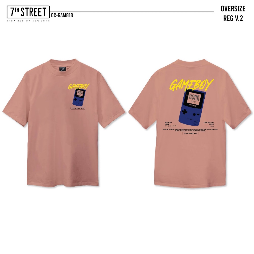 7th Street เสื้อยืดแบบโอเวอไซส์  (Oversized) รุ่น OC-GAM818