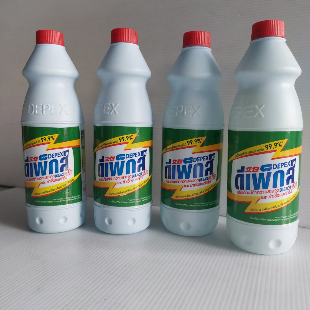Depex ดีเพ็กส์ น้ำยาซักผ้าขาวและขจัดคราบฝั่งลึก ขนาด 500 มล.ราคาต่อขวด - รูปที่ 4