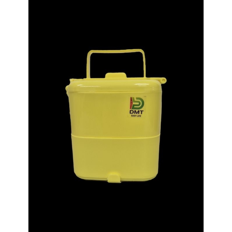 ปิ่นโต 2ชั้น ทรงเหลี่ยม