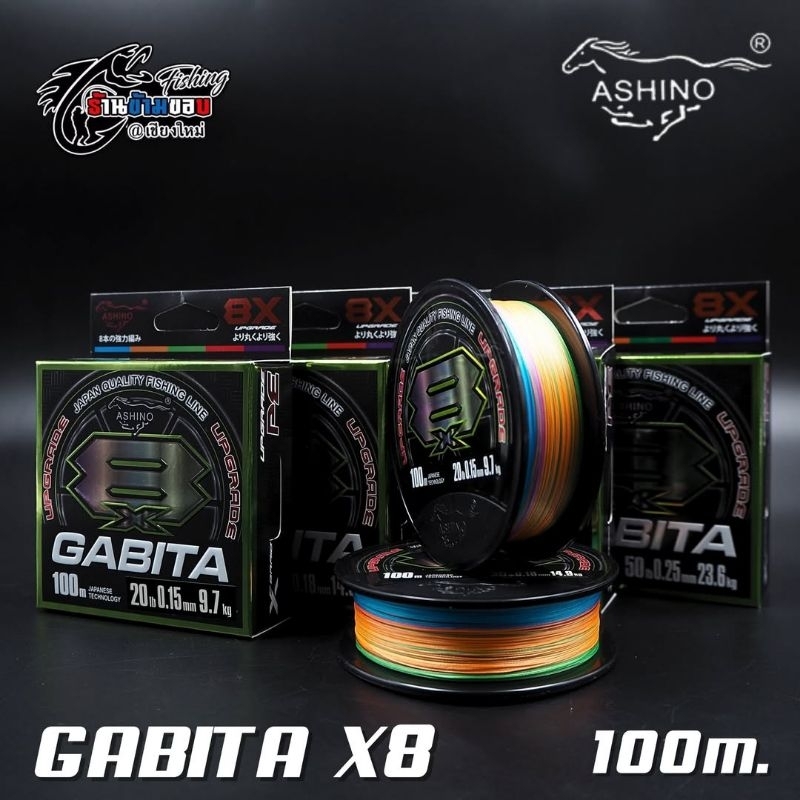 สายPE ASHINO GABITA X8 (ยาว 100m)
