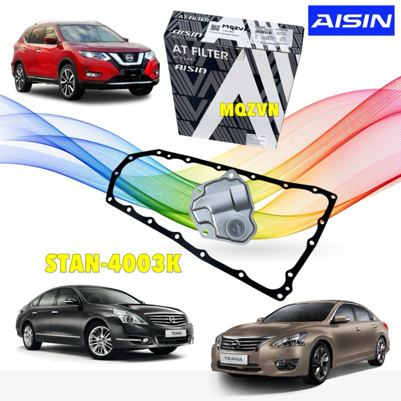 กรองเกียร์+ปะเก็น AISIN NISSAN TEANA J32 L33 08-16 X-TRAIL T31 T32 14-16 PULSAR 12-16 2.0 MR20 2.5 ร