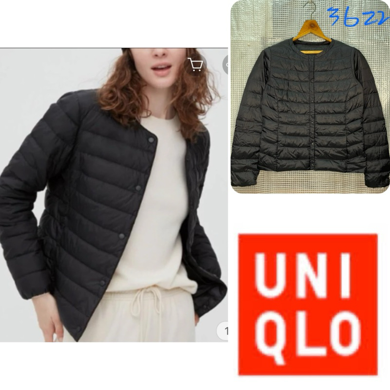 uniqlo ยูนิโคล่ เสื้อขนเป็ด Suze S ​ Ultra Light Down Compact Jacket. กระดุม