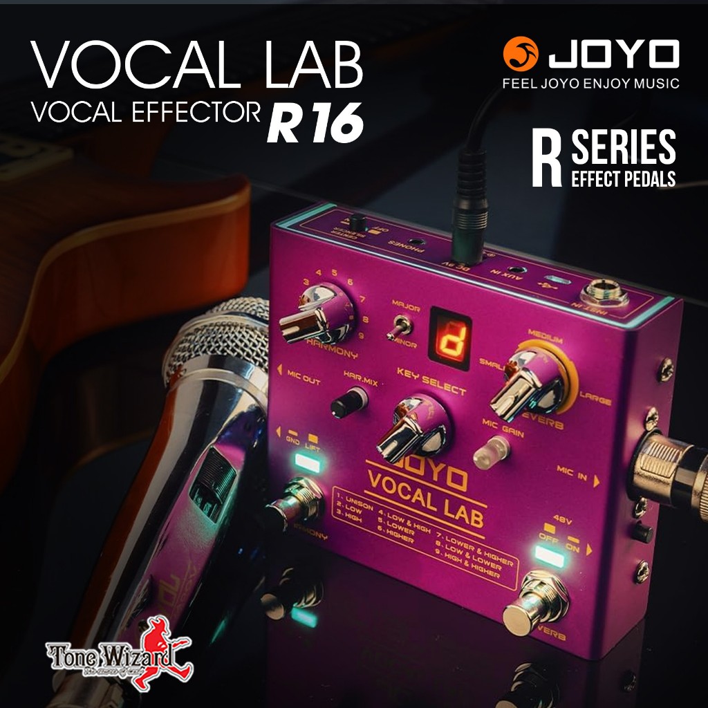 JOYO เอฟเฟค Pedal Effect Vocal LabVocal Effector R16 (6500)