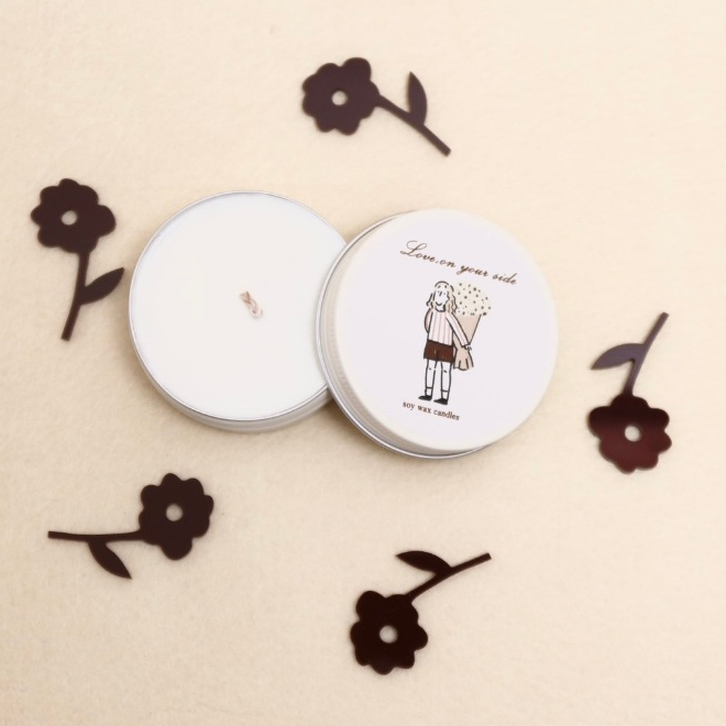 Summerstuff.marine - SOY WAX CANDLES กลิ่น LOVE ON YOUR SIDE(60 g) - เทียนหอมไขถั่วเหลือง รูปที่ 3