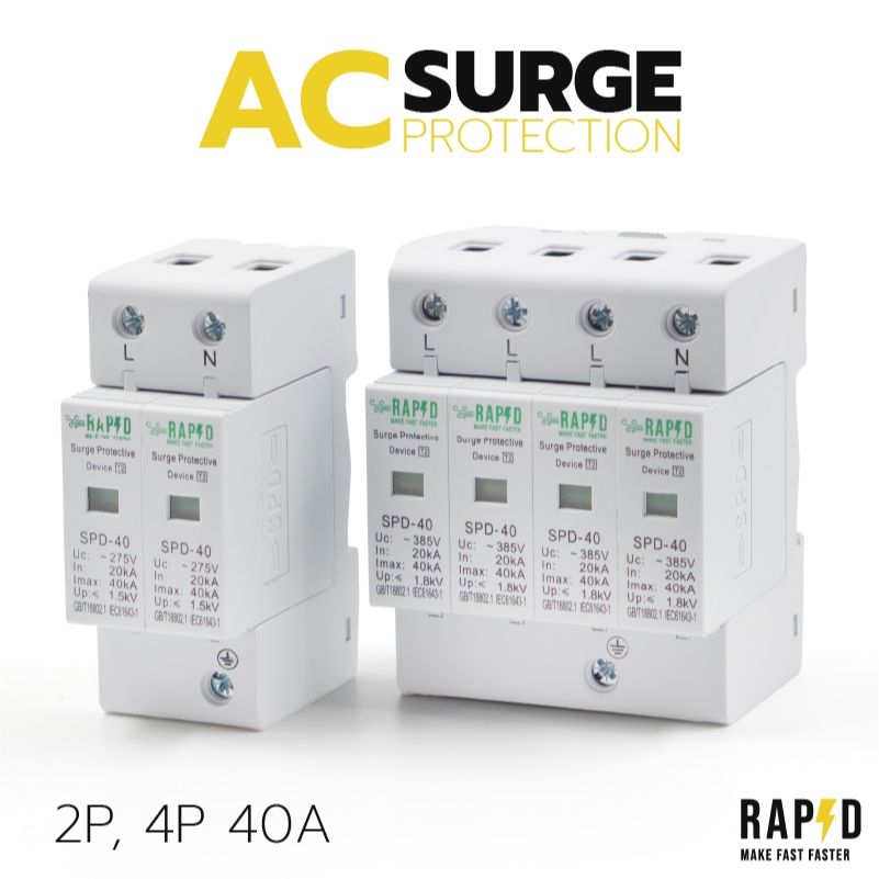RAPD AC Surge Protection SPD-40 2P/4P
