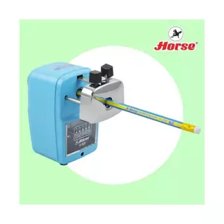 เครื่องเหลาดินสอ กบเหลาดินสอ ตราม้า สีพาสเทล รุ่น H-620 (ปรับความแหลมได้) กบเหลาดินสอตั้งโต๊ะ ที่เหลาดินสอ เหลาสี HORSE