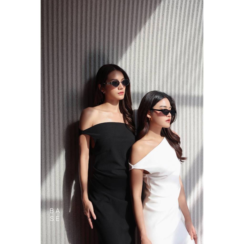 Colourblockmatter - Vera Dress เดรสปาดไหล่ มี 4 สี