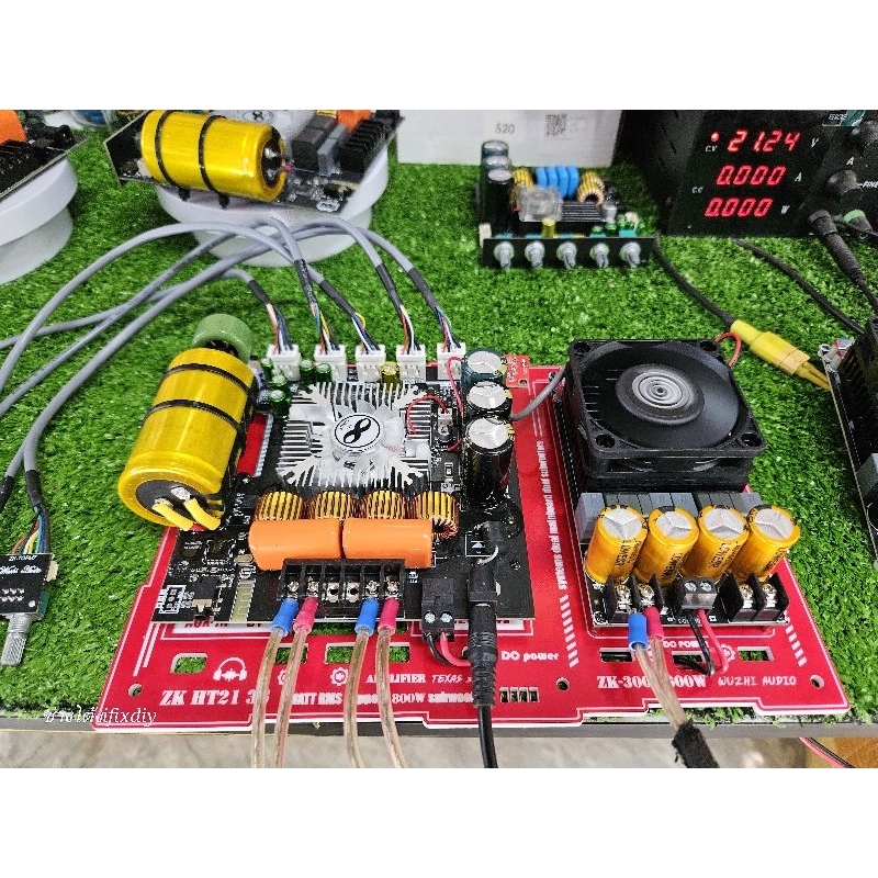 ชุดแอมป์ HT21 3g +ZK-3002  HT21 3g bridge power to 2.0 + ZK-3002  1140 วัตต์