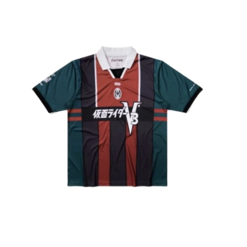 เสื้อโปโล V.A.C. Culture x Masked Rider V3 Football Jersey ไซส XXL