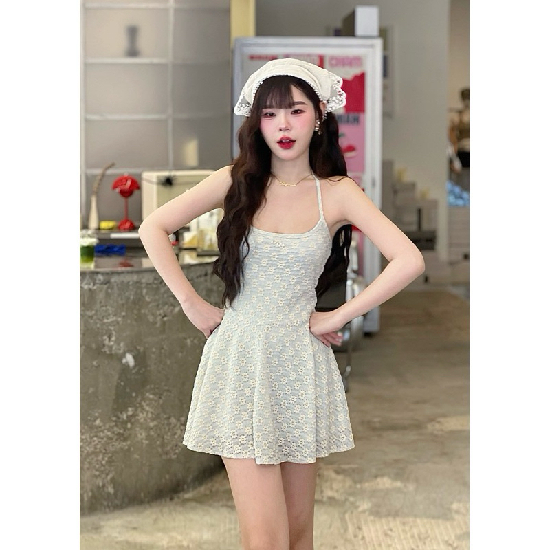 ส่งต่อ Narystudio  👗NARYSTUDIO - mini xoxo dress 💋 มินิเดรสคล้องคอ สวยมาก