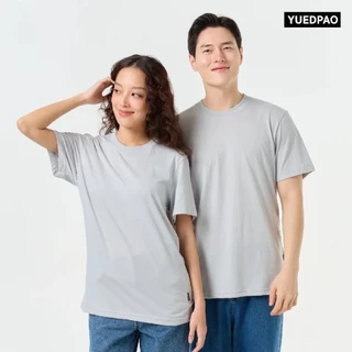 Yuedpao Ultrasoft Non-Iron [NEW] เสื้อยืดคอกลม ผ้านุ่มใส่สบาย ไม่ย้วย ไม่หด ไม่ต้องรีด เสื้อยืดสีพื้น Set Sky Blue