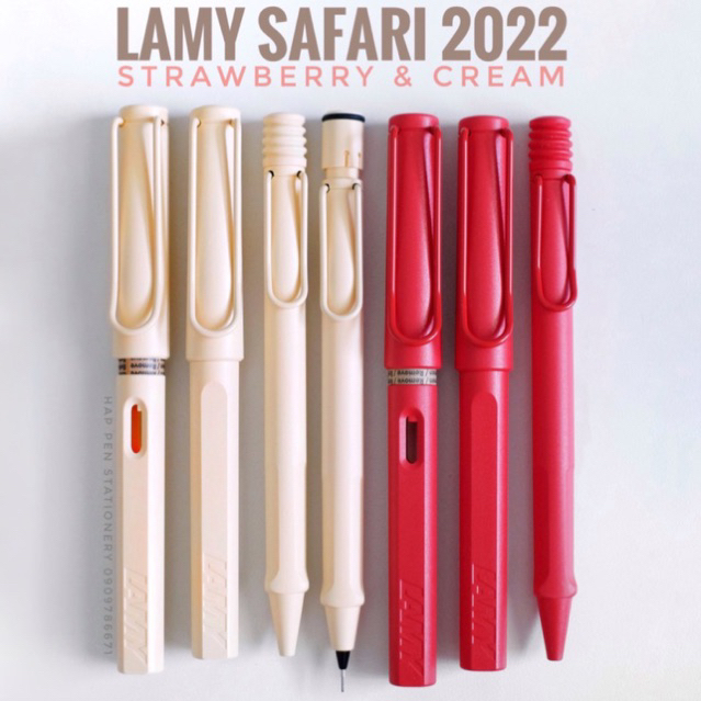 **พร้อมส่ง** Lamy Safari Strawberry Cream 2022 ปากกา ลามี่ ซาฟารี แดง ครีม
