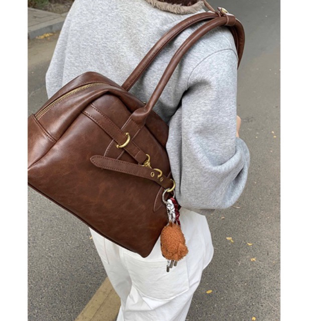 Coopershop | Nutty Bag #พร้อมส่ง กระเป๋าสะพายแต่งเข็มขัด 🚪🧸