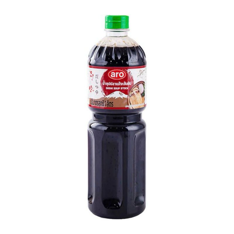 Aro เอโร่ น้ำซุปปลาแห้งเข้มข้น 1 ลิตร น้ำซุป