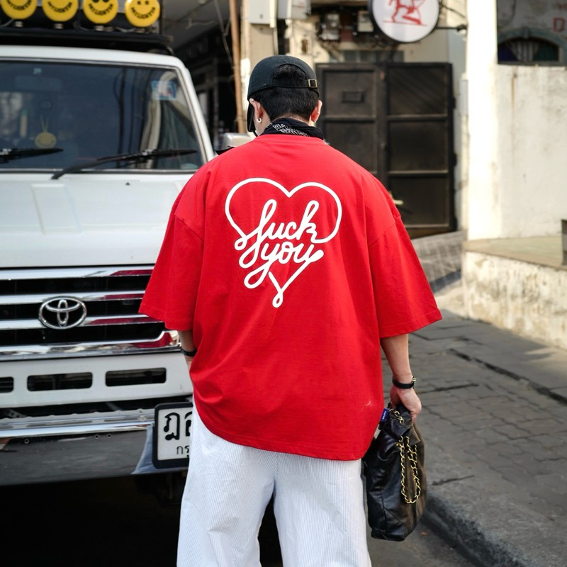 QCLOTH : LUCK YOU cotton 100%