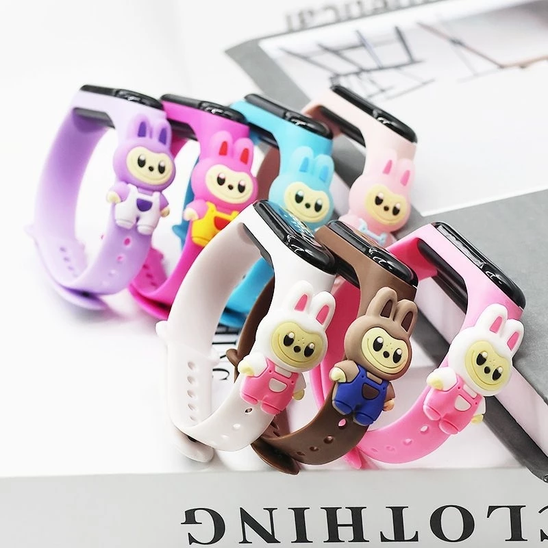 นาฬิกาข้อมือIสายยางดิจิตอล ดูเวลาวันที่ได้ ส่งจากไทยกทม thumbnail 6