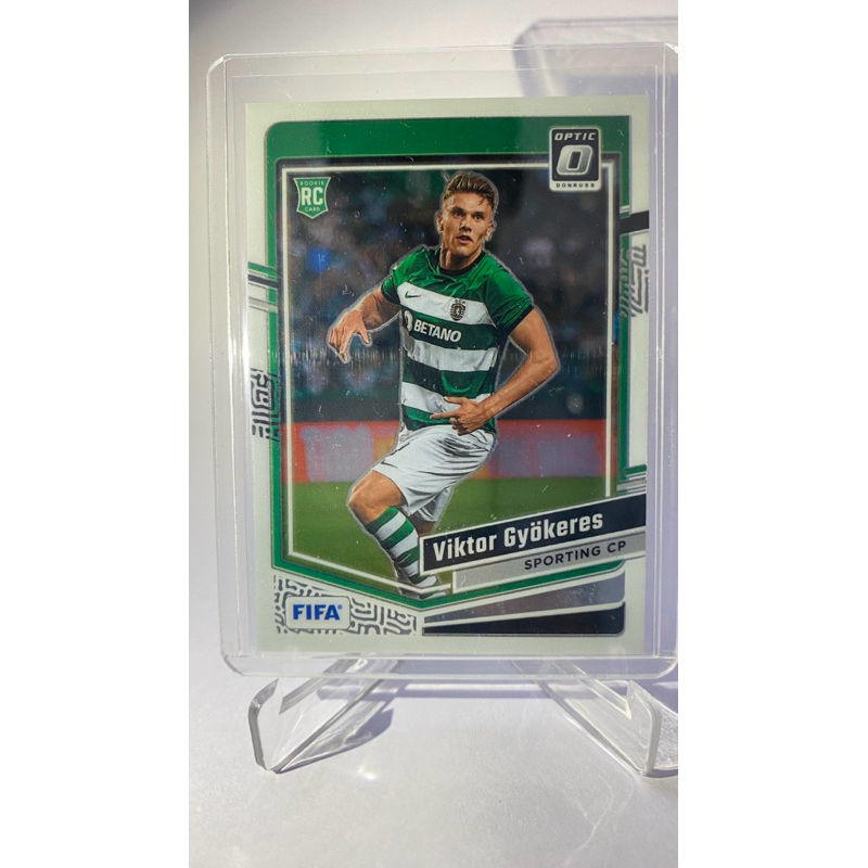 การ์ดนักฟุตบอล Viktor Gyokeres RC PANINI Donruss OPTIC
