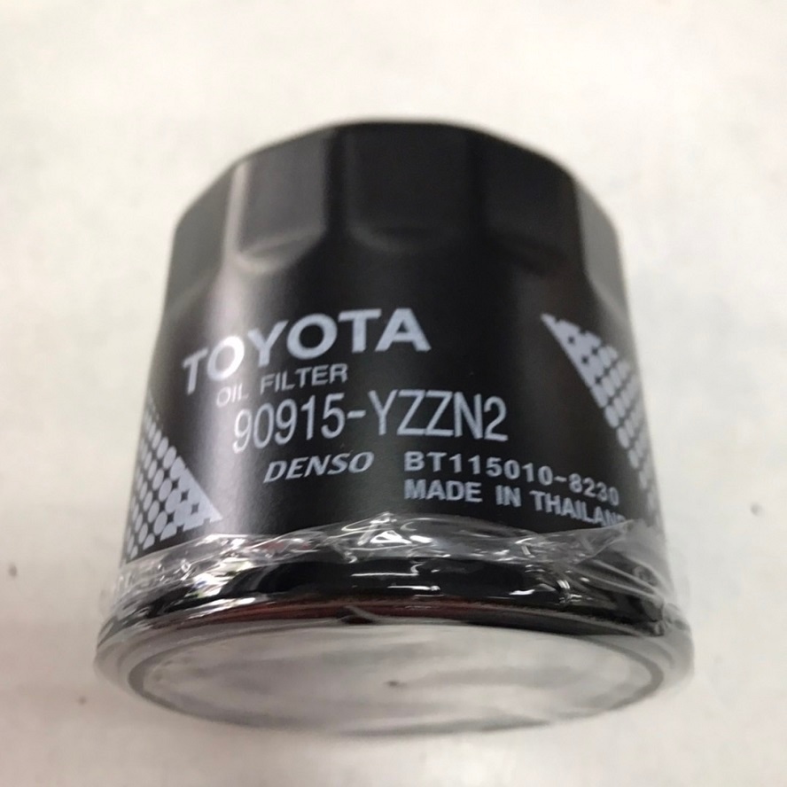 กรองน้ำมันเครื่อง #YZZN2 รุ่น AT190,YARIS แท้ TOYOTA #90915YZZE1TT