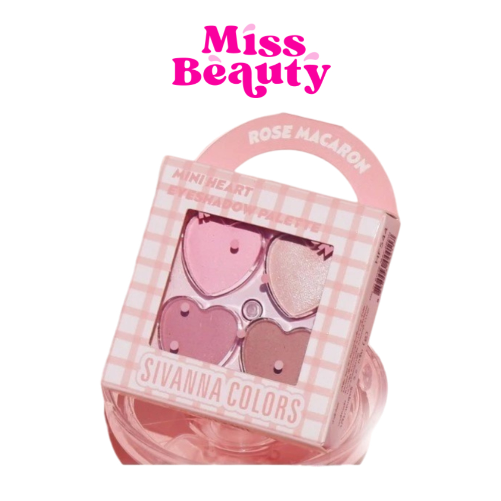 HF544 Sivanna Colors Mini Heart Eyeshadow Palette ซีเวนน่า คัลเลอร์ส  มินิ ฮาร์ท อายแชโดว์ พาเลท 3.2 กรัม
