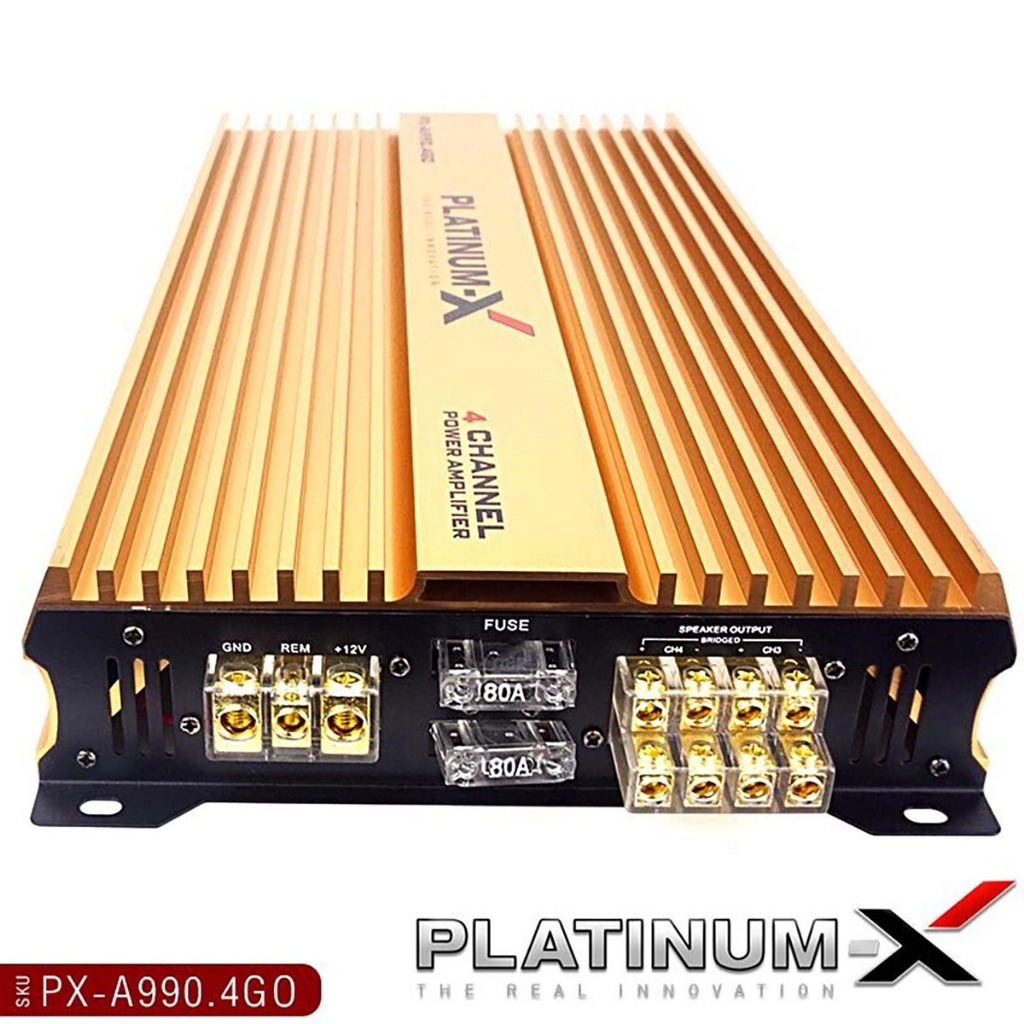 PLATINUM-X  เพาเวอร์แอมป์ CLASS AB 4CH PX-A990.4GO/PX-A4200MO.EX/PX-A5300MO.EX โมขับกลาง 1เครื่อง ราคา ถูกที่สุด ดีลบีเคเค แกลเลอรีภาพที่ 3