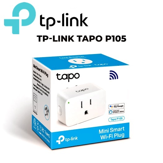 TP-LINK TAPO P105 Mini Smart WiFi Plug ปลั๊กอัจฉริยะ สั่งการด้วยเสียงผ่าน รับประกัน 1 ปี