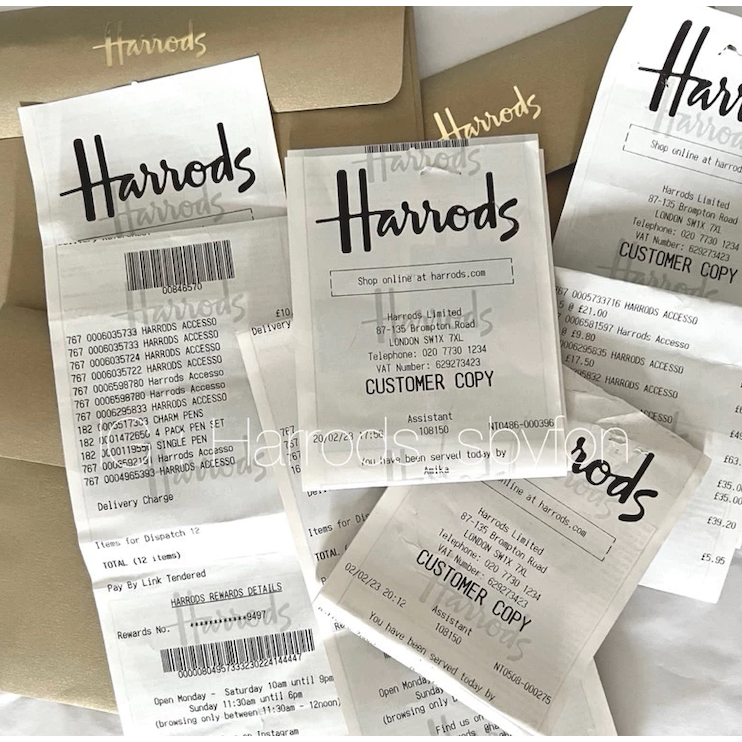 Harrods * พร้อมส่งวันที่19/5/26 * Size M Paddington 2025 ของแท้ 100% จากอังกฤษ  * ไม่รวมพวงกุญแจ * ราคา ถูกที่สุด ดีลบีเคเค แกลเลอรีภาพที่ 5