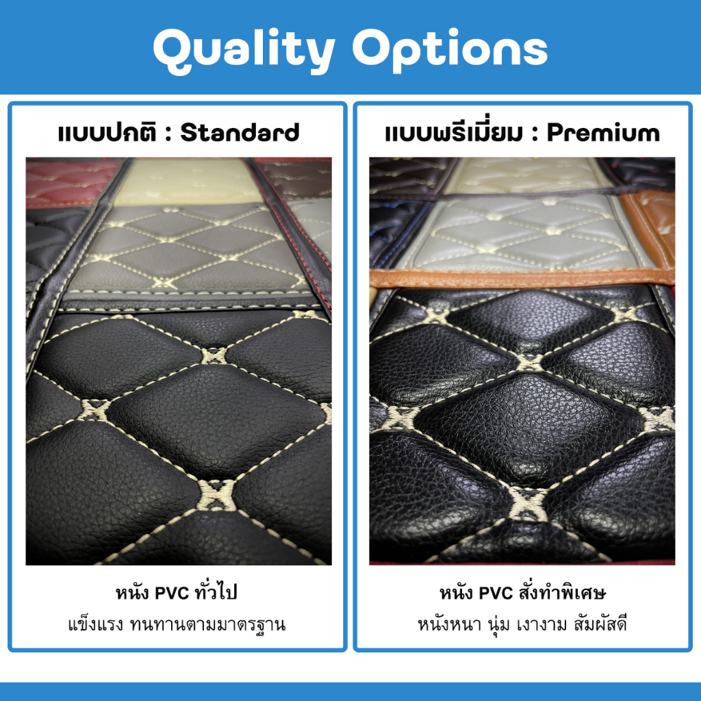 LK 6D พรมปูพื้นมอเตอร์ไซค์ Suzuki Avenis | พรมปูพื้น รถจักรยานยนต์ หนัง PVC ลาย 6D Bike Mat | ราคา ถูกที่สุด ดีลบีเคเค แกลเลอรีภาพที่ 6