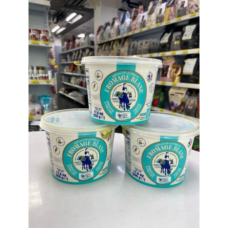 Isigny Ste Mere Fromage Blanc Long Life 40% 500 g**ส่งรถเย็น ❄️cool delivery❄️❄️New Package/2025👍🏻