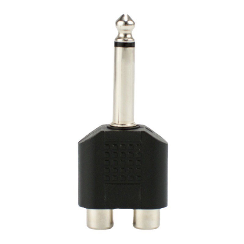 1-5ชิ้น >> jack mono to rca แจ็คแปลง 6.35 มม.ท้าย 2 RCA  2 ช่อง สำหรับต่อเครื่องเสียง มิกซ์ แอมป์ - รูปที่ 5