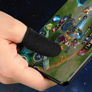 ELELAB ถุงนิ้วมือระบายอากาศสำหรับเล่นเกม ช่วยการสัมพัสหน้าจอมือถือด้วยปลายนิ้ว สัมผัสหน้าจอลื่นแบบเก๋ๆ