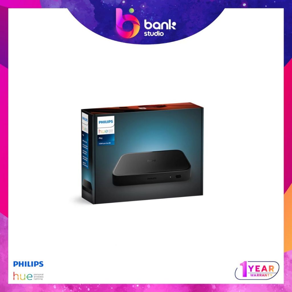(ประกัน 1ปี) กล่องซิงค์ไฟอัจฉริยะ Philips Hue Play HDMI sync box 8K