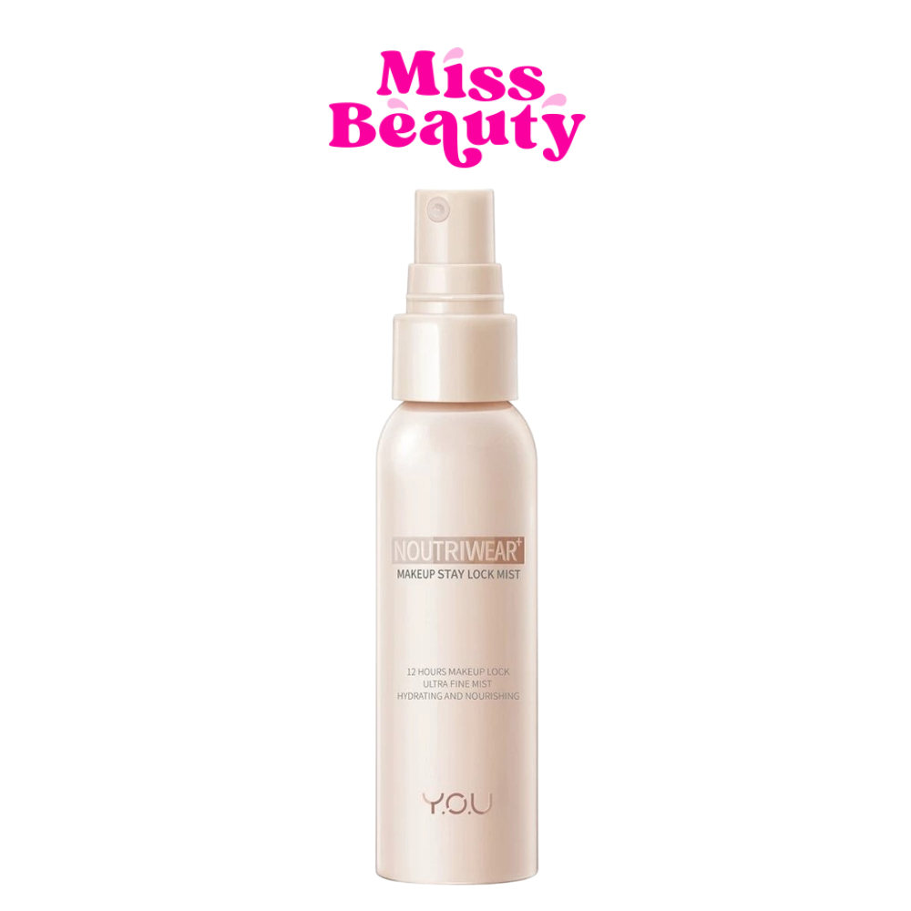 (ขวด) Y.O.U Noutriwear+ Makeup Stay Lock Mist วายโอยู นูทริแวร์พลัส เมคอัพ สเตย์ ล็อค มิสท์ 55 มล. เซ็ตติ้งสเปรย์