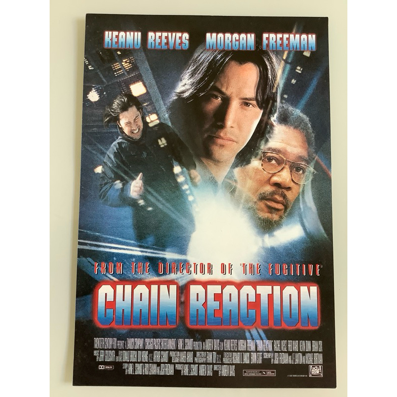 NO.025 handbillมือสอง CHAIN REACTION - 1996 20TH CENTURY FOX
