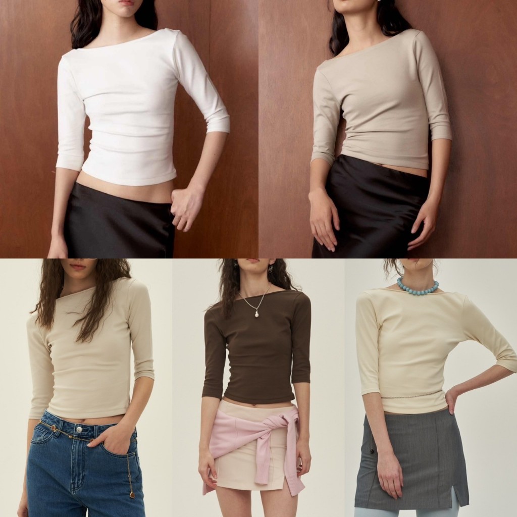 TRES Made เสื้อเว้าหลัง Low-back Top