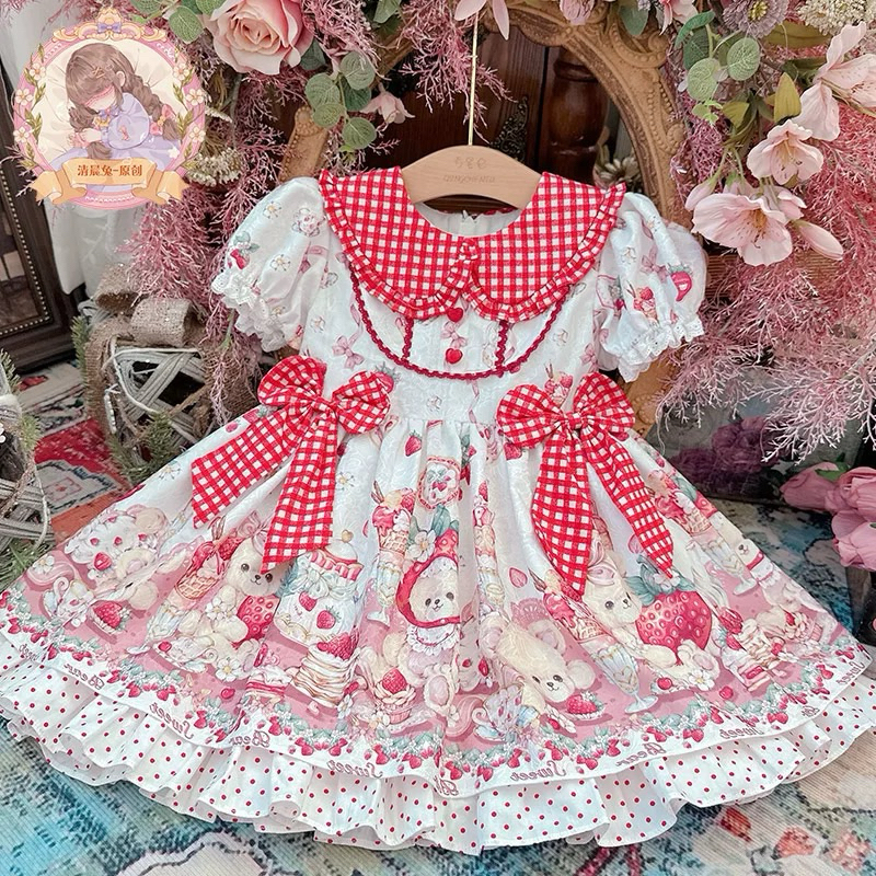 พร้อมส่ง เดรสคุณหนูสไตล์วินเทจ งานสวย ตรงปก แต่งโบว์แน่นๆ งานผ้าไม่บาง คุ้มมาก